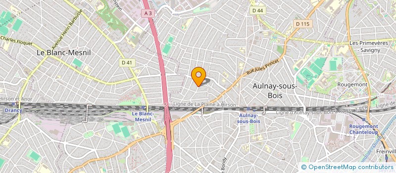 localisation de l'entreprise MONSIEUR MOHAMED SAIDANE  AULNAY-SOUS-BOIS