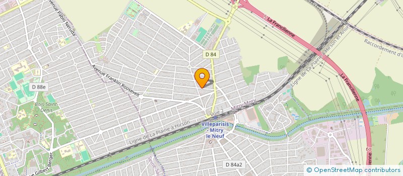 localisation de l'entreprise MONSIEUR MOHAMED SAKHO  MITRY-MORY