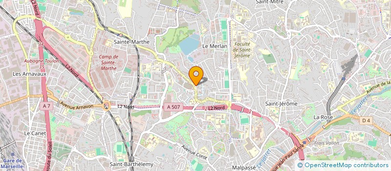 localisation de l'entreprise MONSIEUR MOHAMED SALAH BEKHAKHCHA  MARSEILLE