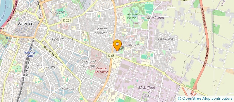 localisation de l'entreprise MONSIEUR MOHAMED SALAH BOUBAKER  VALENCE