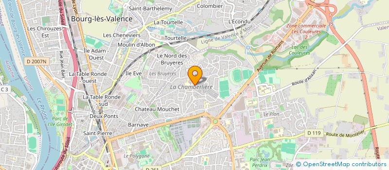 localisation de l'entreprise MONSIEUR MOHAMED SALAH JEDAIDIA  VALENCE