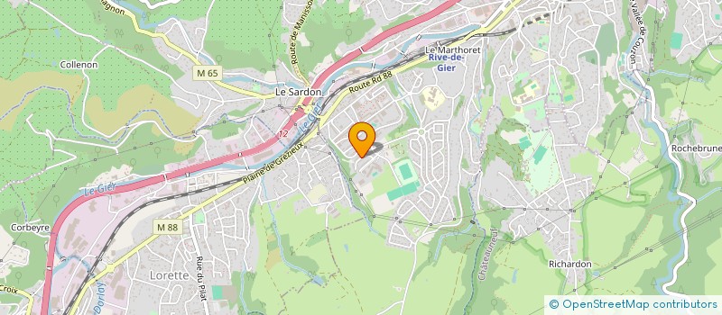 localisation de l'entreprise MONSIEUR MOHAMED-SALAH KAZIZ  RIVE-DE-GIER