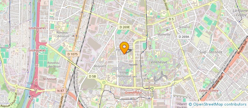 localisation de l'entreprise MONSIEUR MOHAMED SALAH LAHOUAIEJ BOUHLEL  GRENOBLE