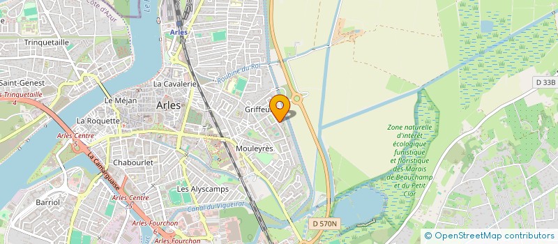 localisation de l'entreprise MONSIEUR MOHAMED SALAH LAOUAR  ARLES