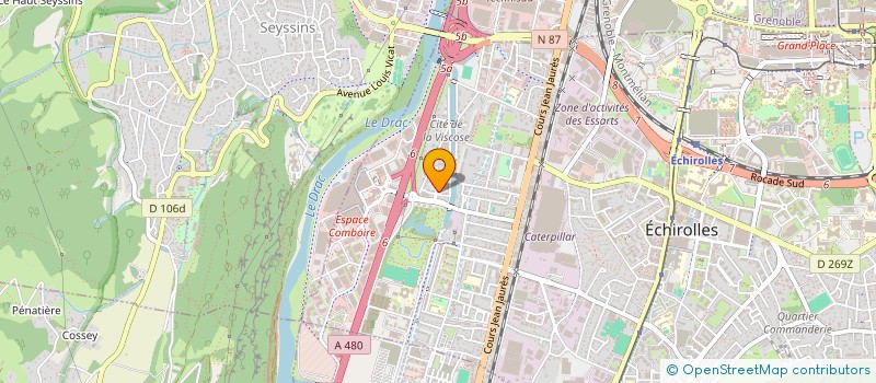 localisation de l'entreprise MONSIEUR MOHAMED-SALAH MADOUI à ECHIROLLES