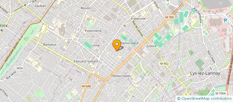 localisation de l'entreprise MONSIEUR MOHAMED SALHI  ROUBAIX