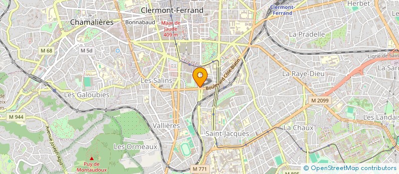 localisation de l'entreprise MONSIEUR MOHAMED SALHI  CLERMONT-FERRAND