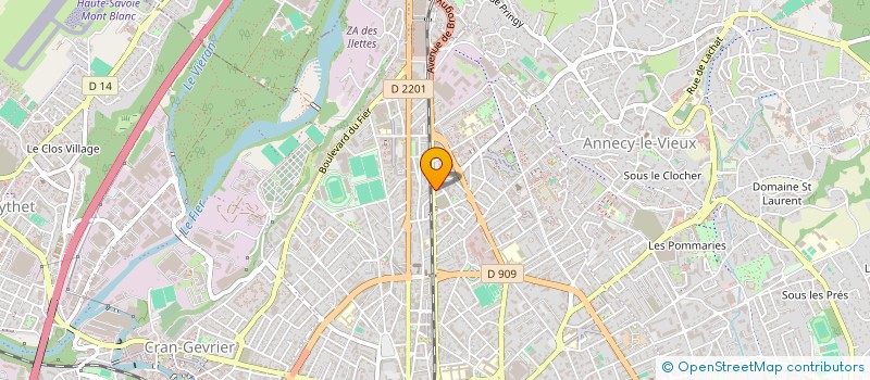 localisation de l'entreprise MONSIEUR MOHAMED SALHI  ANNECY