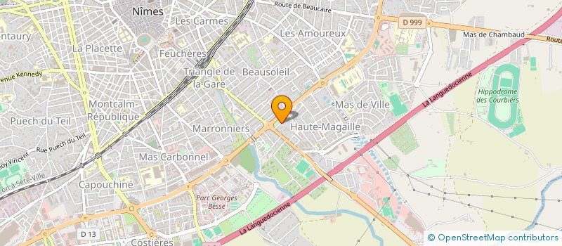 localisation de l'entreprise MONSIEUR MOHAMED SALHI BOUCHAFRA  NIMES