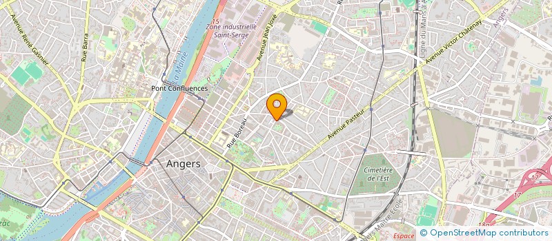 localisation de l'entreprise MONSIEUR MOHAMED-SALIOU FOFANA à ANGERS