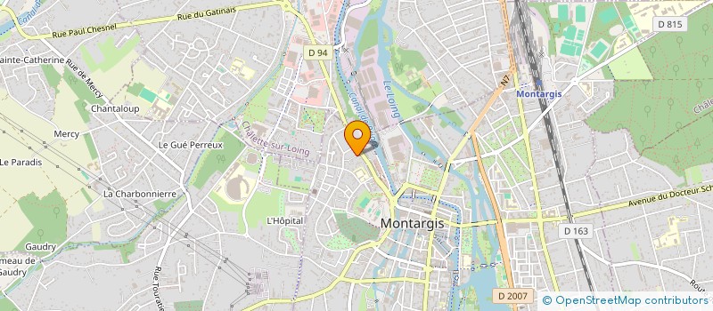 localisation de l'entreprise MONSIEUR MOHAMED SALL à MONTARGIS