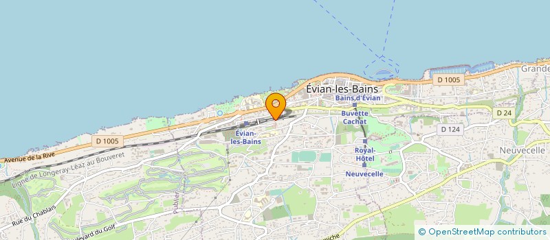 localisation de l'entreprise MONSIEUR MOHAMED SAMIR  EVIAN-LES-BAINS