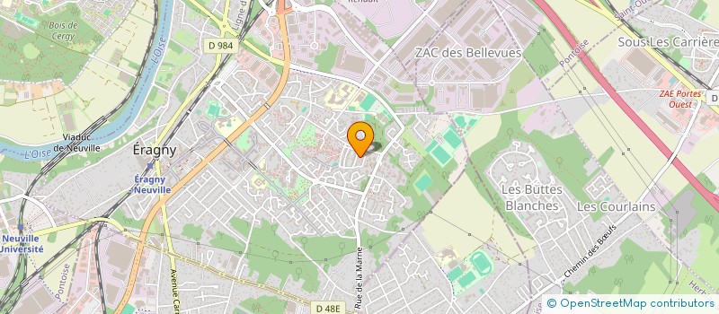 localisation de l'entreprise MONSIEUR MOHAMED SAMOURA  ERAGNY