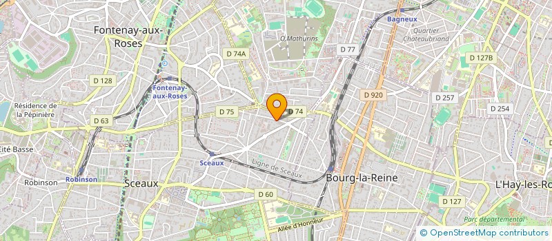 localisation de l'entreprise MONSIEUR MOHAMED SAMRANE à SCEAUX