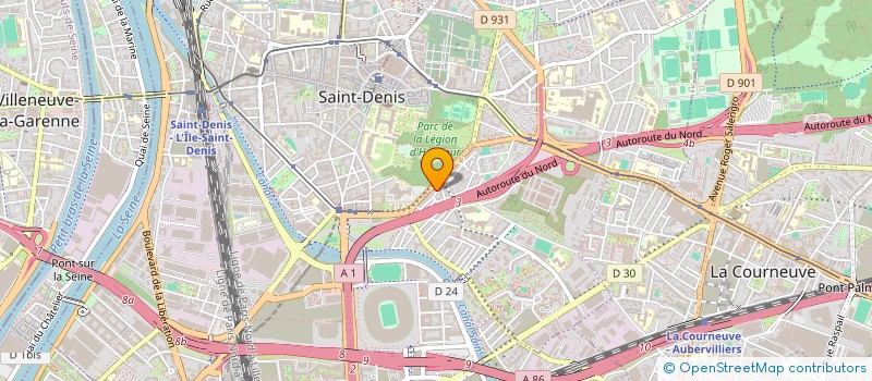 localisation de l'entreprise MONSIEUR MOHAMED SANGARE à SAINT-DENIS
