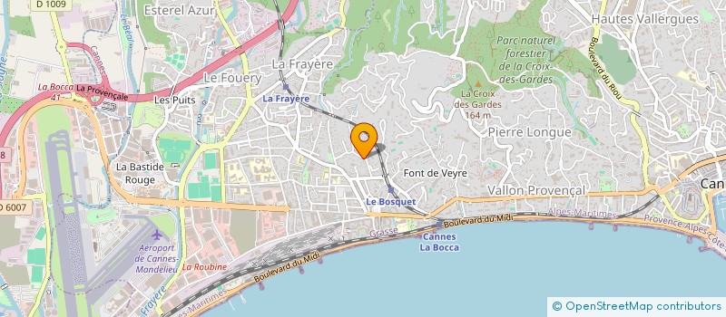 localisation de l'entreprise MONSIEUR MOHAMED SAOUD à CANNES