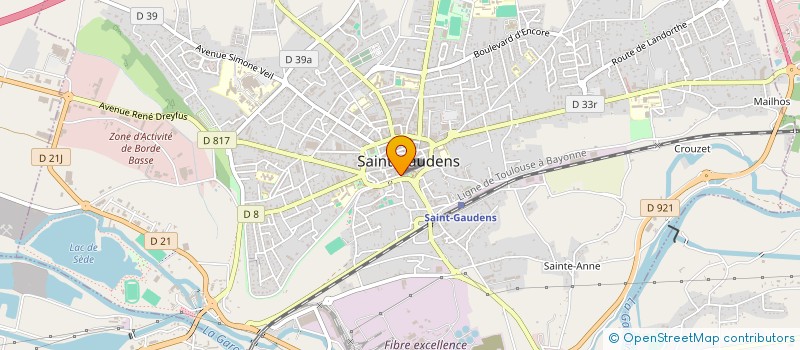 localisation de l'entreprise MONSIEUR MOHAMED SAOUDI  SAINT-GAUDENS