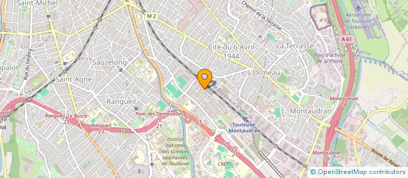 localisation de l'entreprise MONSIEUR MOHAMED SARRAJ à TOULOUSE