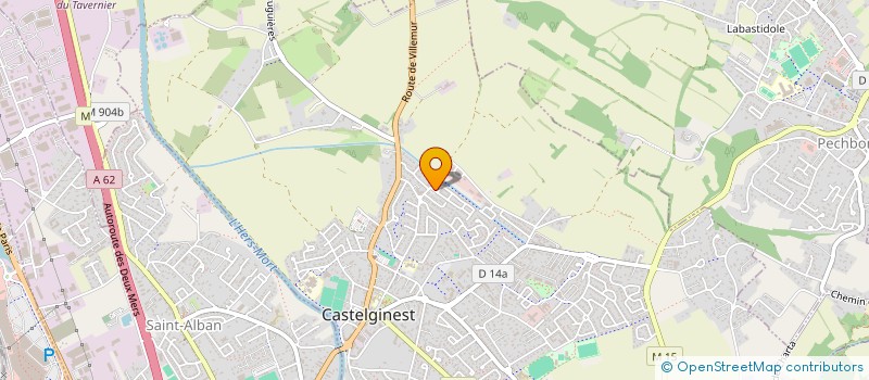 localisation de l'entreprise MONSIEUR MOHAMED SAYA  CASTELGINEST