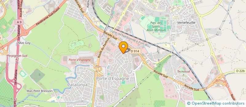 localisation de l'entreprise MONSIEUR MOHAMED SAYAH  PERPIGNAN