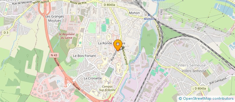 localisation de l'entreprise MONSIEUR MOHAMED SAYAH  CHARLEVILLE-MEZIERES