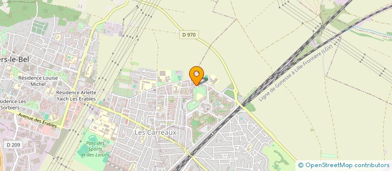 localisation de l'entreprise MONSIEUR MOHAMED SAYAH  GONESSE