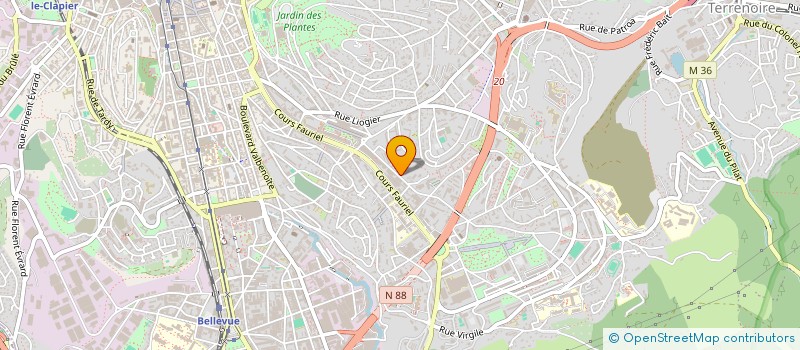 localisation de l'entreprise MONSIEUR MOHAMED SEBA à SAINT-ETIENNE