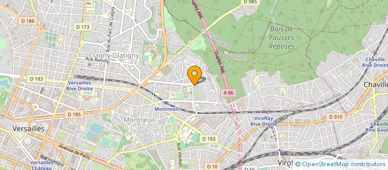 localisation de l'entreprise MONSIEUR MOHAMED SEBAHI à VERSAILLES