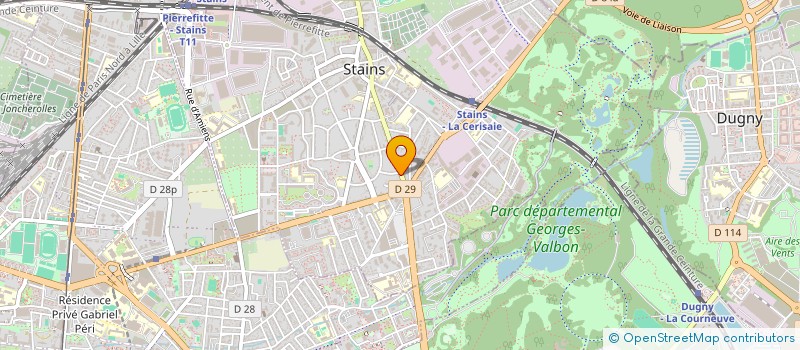 localisation de l'entreprise MONSIEUR MOHAMED SEDDIK  STAINS