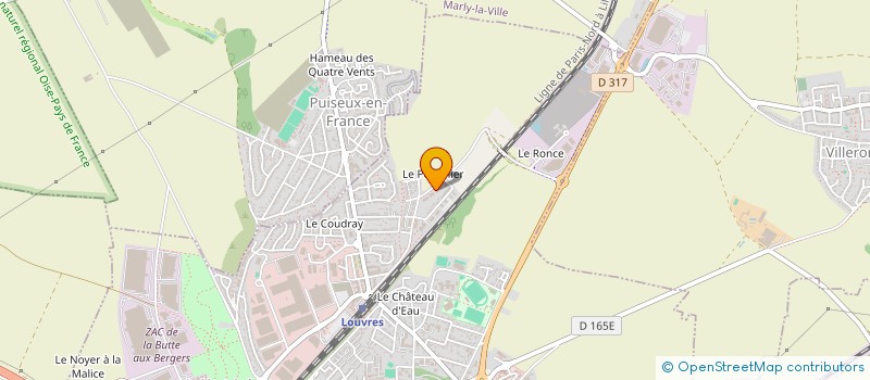 localisation de l'entreprise MONSIEUR MOHAMED-SEDDIK BOUAKKAZ  LOUVRES