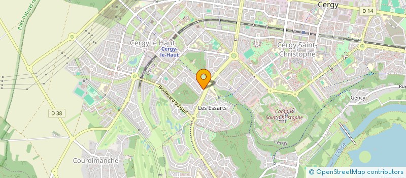 localisation de l'entreprise MONSIEUR MOHAMED SEDKI  CERGY