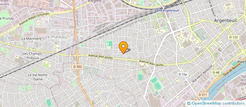 localisation de l'entreprise MONSIEUR MOHAMED SEKHRAOUI  ARGENTEUIL