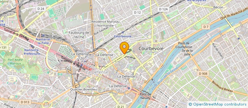 localisation de l'entreprise MONSIEUR MOHAMED SELIM SAFI  COURBEVOIE