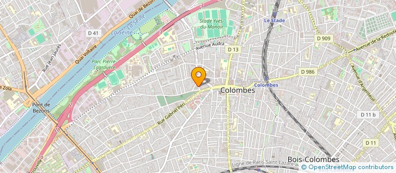 localisation de l'entreprise MONSIEUR MOHAMED SELMI  COLOMBES