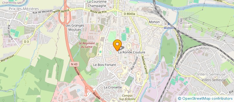 localisation de l'entreprise MONSIEUR MOHAMED SEMROUNE à CHARLEVILLE-MEZIERES