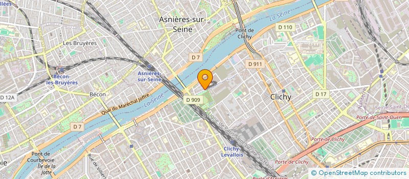 localisation de l'entreprise MONSIEUR MOHAMED SENHADJI à CLICHY