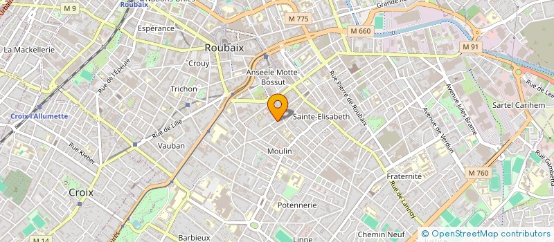 localisation de l'entreprise MONSIEUR MOHAMED SENNIA  ROUBAIX