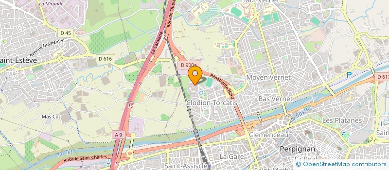 localisation de l'entreprise MONSIEUR MOHAMED SERHANI EL KANFOUDI  PERPIGNAN