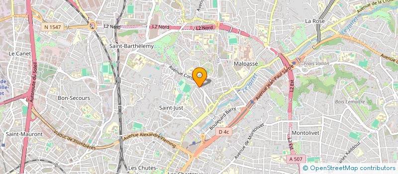 localisation de l'entreprise MONSIEUR MOHAMED SERRADJ à MARSEILLE