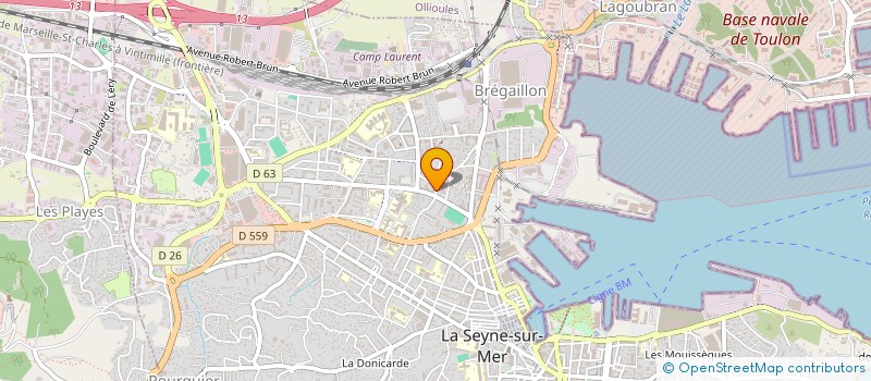 localisation de l'entreprise MONSIEUR MOHAMED SERSI  LA SEYNE-SUR-MER