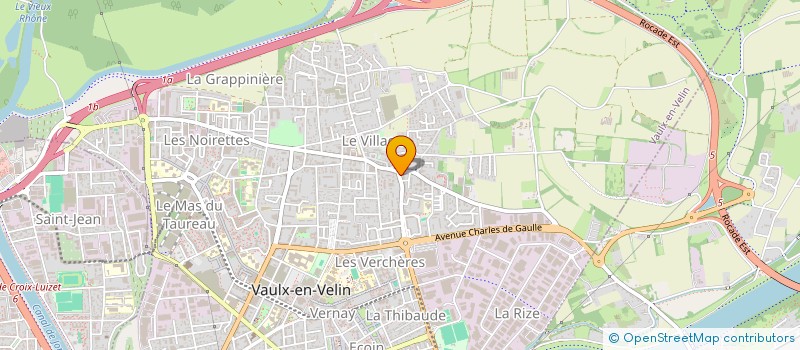 localisation de l'entreprise MONSIEUR MOHAMED-SEYBOU BERETE  VAULX-EN-VELIN