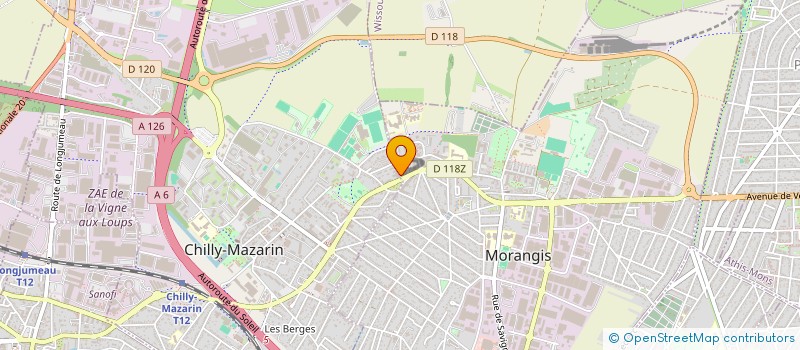 localisation de l'entreprise MONSIEUR MOHAMED SGHAIER  MORANGIS
