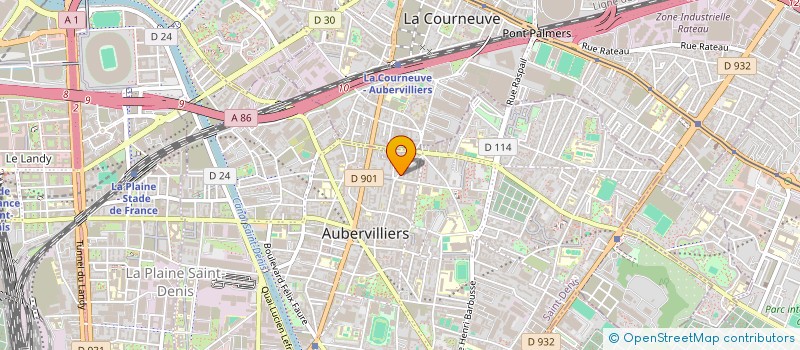 localisation de l'entreprise MONSIEUR MOHAMED SHARIF  AUBERVILLIERS