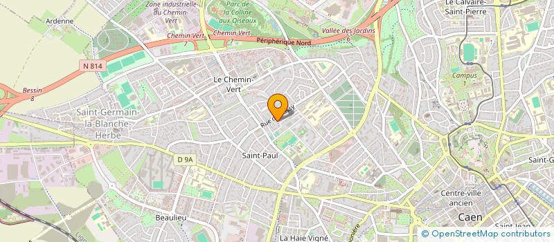 localisation de l'entreprise MONSIEUR MOHAMED SHARIF ABDALLAH à CAEN