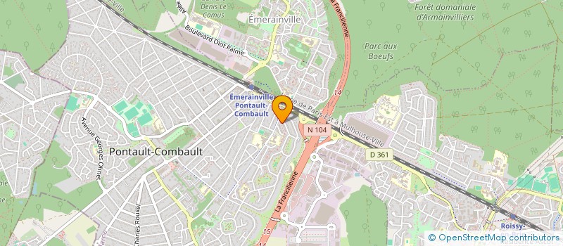 localisation de l'entreprise MONSIEUR MOHAMED SHAWKY à PONTAULT-COMBAULT
