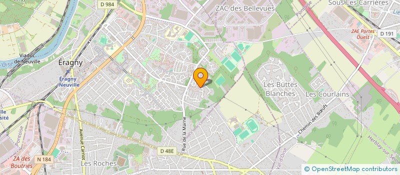 localisation de l'entreprise MONSIEUR MOHAMED-SHAYAN BUTT  ERAGNY