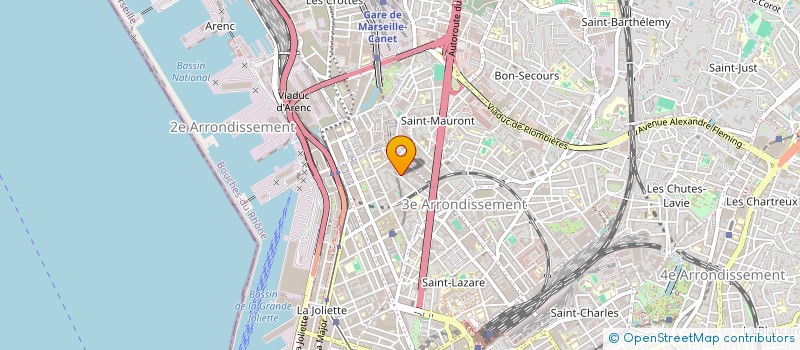 localisation de l'entreprise MONSIEUR MOHAMED SI ALI à MARSEILLE