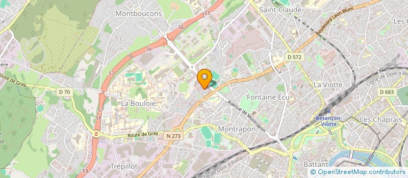 localisation de l'entreprise MONSIEUR MOHAMED SID à BESANCON