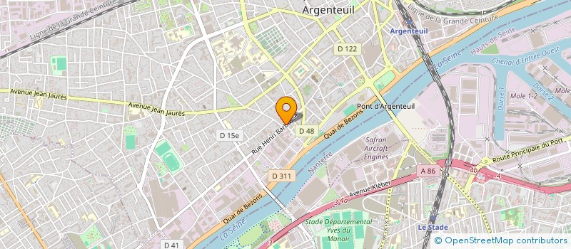 localisation de l'entreprise MONSIEUR MOHAMED SID  ARGENTEUIL