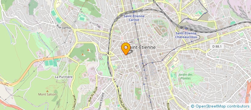 localisation de l'entreprise MONSIEUR MOHAMED SIDIBE  SAINT-ETIENNE